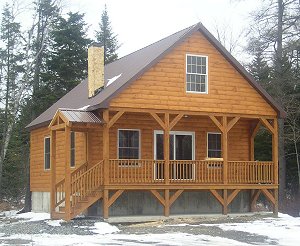 waterfront vacation cabin in Kokadjo, Maine