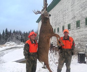 Maine whitetail deer hunting at Kokadjo