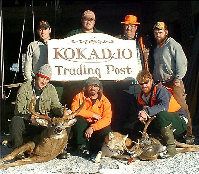 Hunters at Kokadjo Trading Post