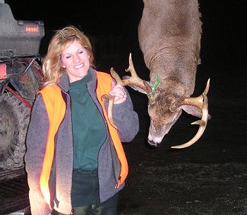 Maine whitetail deer hunting at Kokadjo