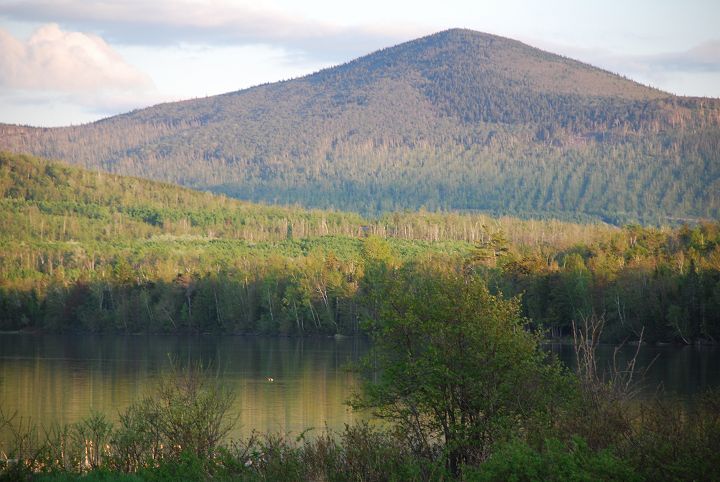 Number Four Mountain as seen from Kokadjo Cabins