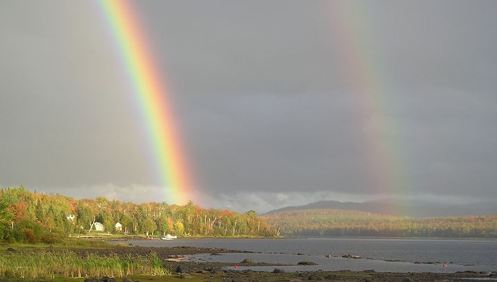 Double rainbow over Kokadjo