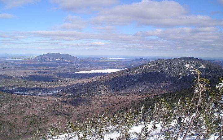 View from Number 4 Mountain snowmobile trail